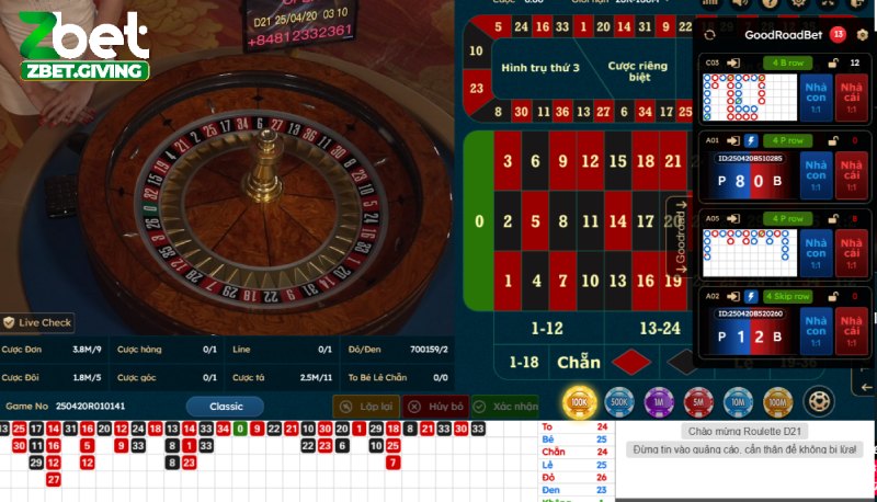 Đôi nét về game Roulette